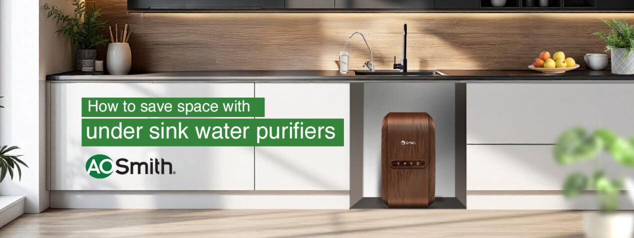 how to save space with under sink water purifiers